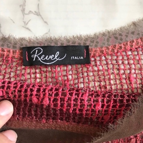 Orange Ombré Mesh Top - Picture 12 of 12